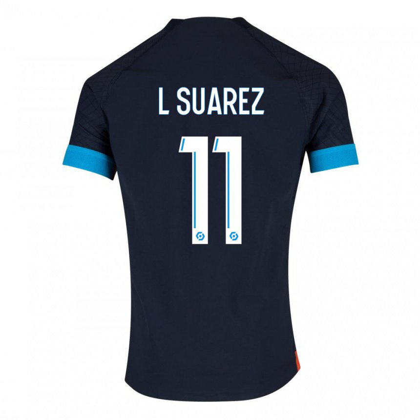 Hombre Camiseta Luis Suarez #11 Olímpico Negro 2ª Equipación 2022/23 La Camisa