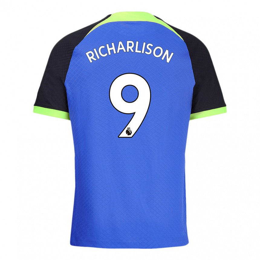 Hombre Camiseta Richarlison #9 Azul Verde 2ª Equipación 2022/23 La Camisa