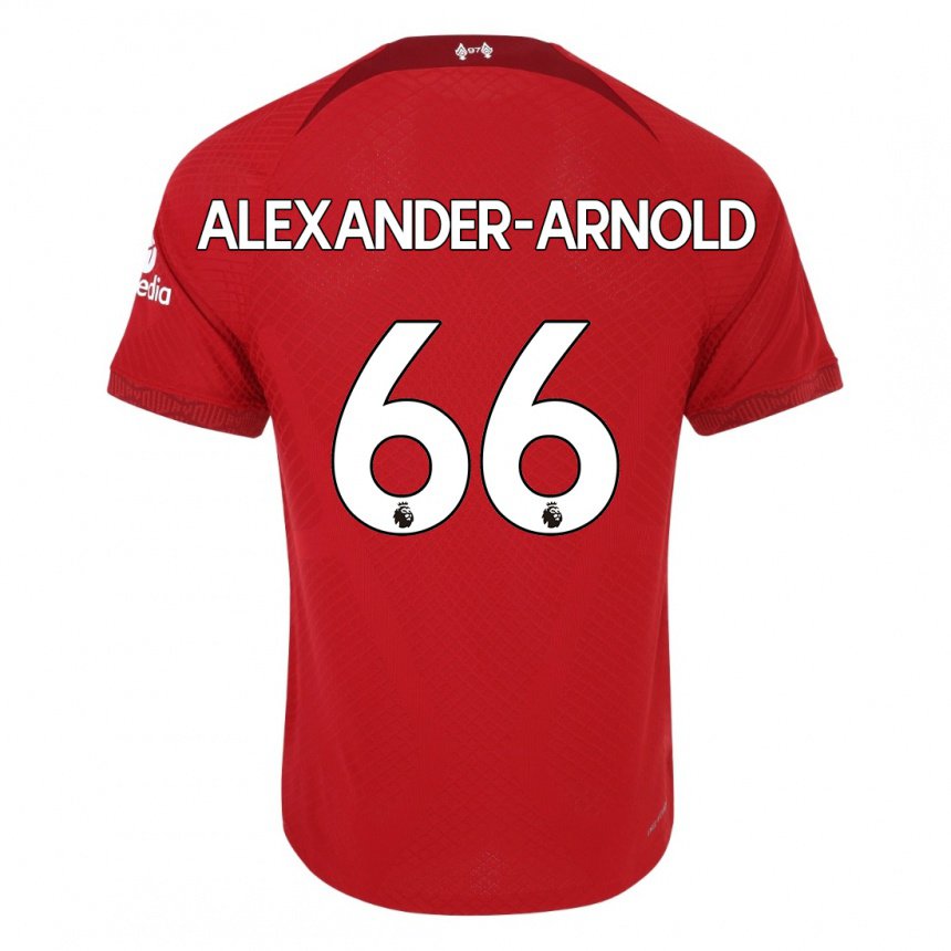 Mujer Camiseta Trent Alexander-arnold #66 Rojo Oscuro 1ª Equipación 2022/23 La Camisa