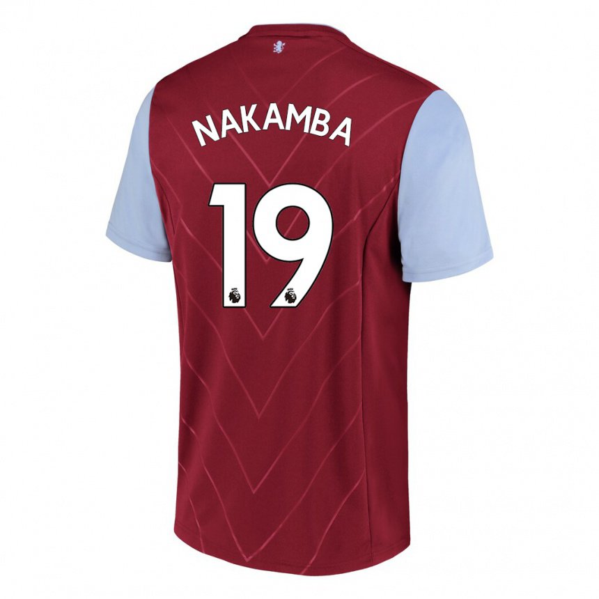 Mujer Camiseta Marvelous Nakamba #19 Vino 1ª Equipación 2022/23 La Camisa