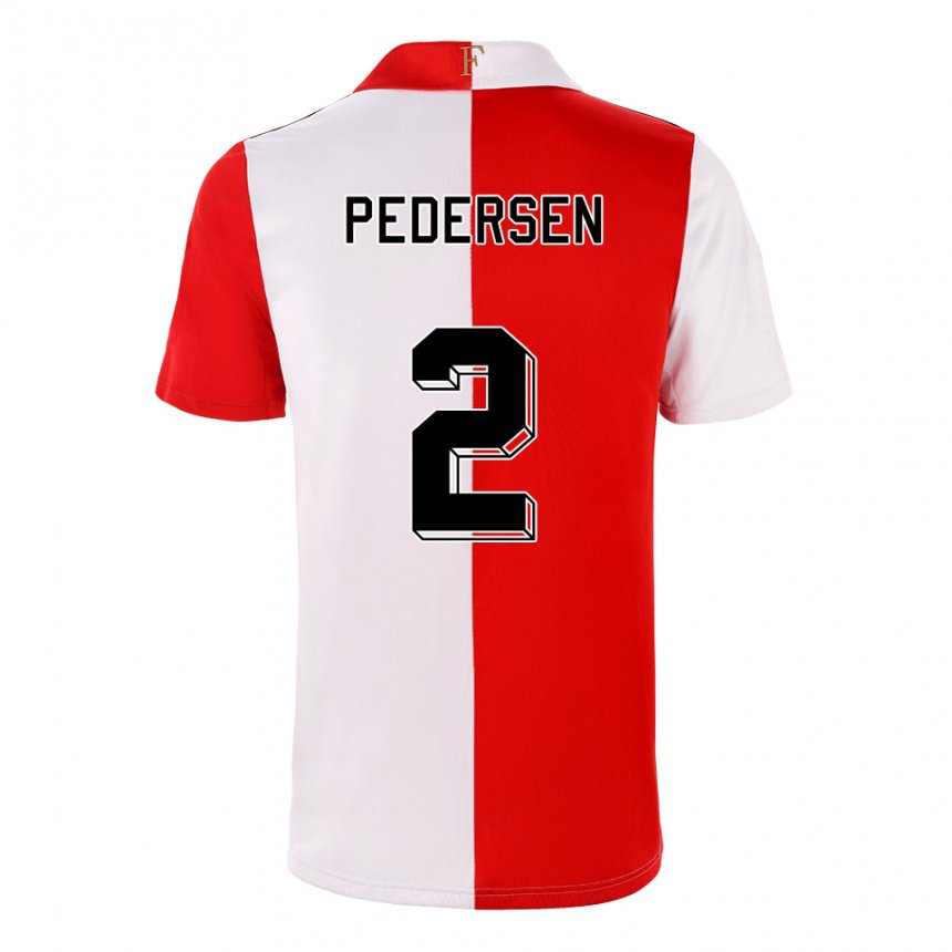 Mujer Camiseta Marcus Pedersen #2 Ají Blanco 1ª Equipación 2022/23 La Camisa