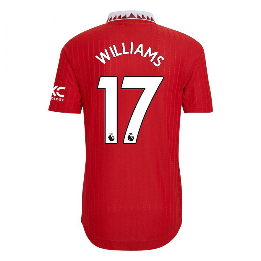 Mujer Camiseta Rachel Williams #17 Rojo 1ª Equipación 2022/23 La Camisa