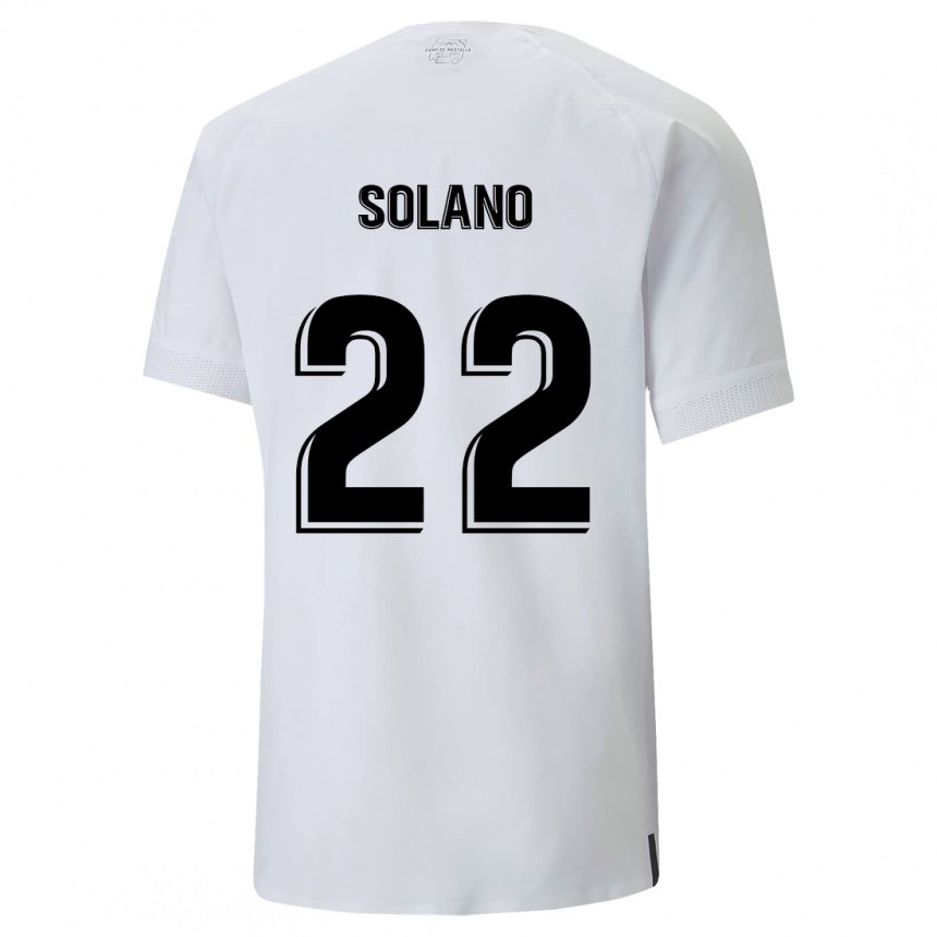 Mujer Camiseta Bibiane Schulze-solano #22 Blanco Cremoso 1ª Equipación 2022/23 La Camisa