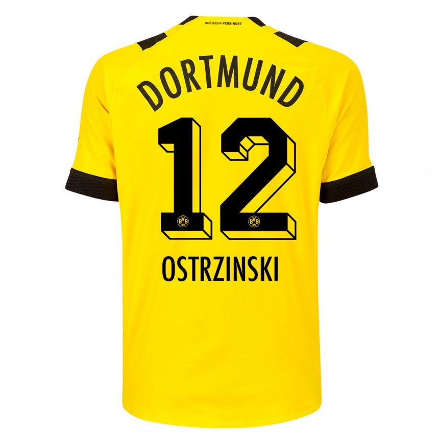 Mujer Camiseta Silas Ostrzinski #12 Amarillo 1ª Equipación 2022/23 La Camisa