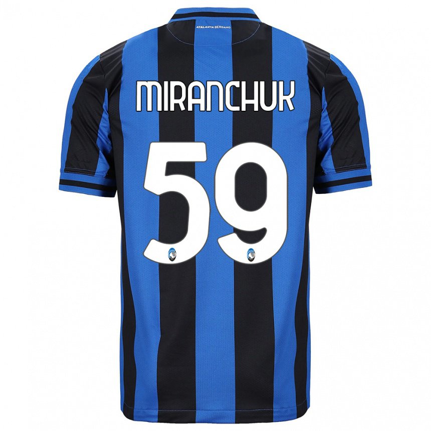 Mujer Camiseta Aleksey Miranchuk #59 Azul Negro 1ª Equipación 2022/23 La Camisa