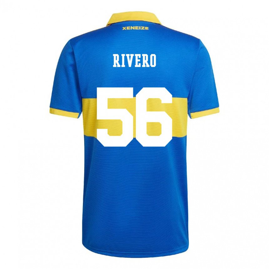 Mujer Camiseta Simon Rivero #56 Amarillo Olímpico 1ª Equipación 2022/23 La Camisa