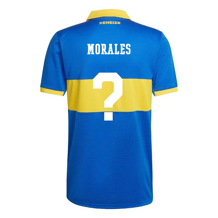 Mujer Camiseta Gonzalo Morales #0 Amarillo Olímpico 1ª Equipación 2022/23 La Camisa