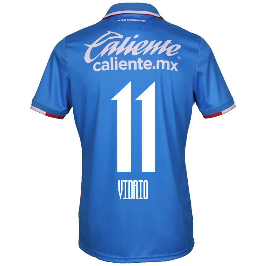 Mujer Camiseta Nailea Vidrio #11 Azure Azul 1ª Equipación 2022/23 La Camisa