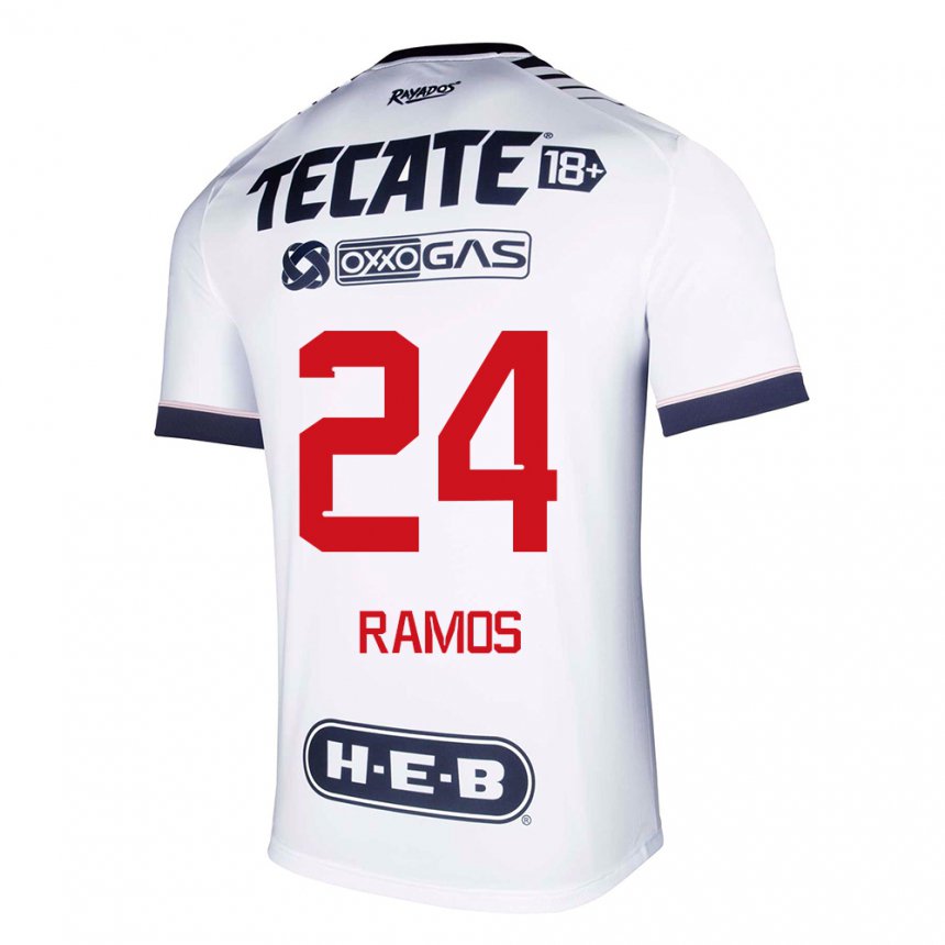 Mujer Camiseta Cesar Ramos #24 Espacio En Blanco 1ª Equipación 2022/23 La Camisa