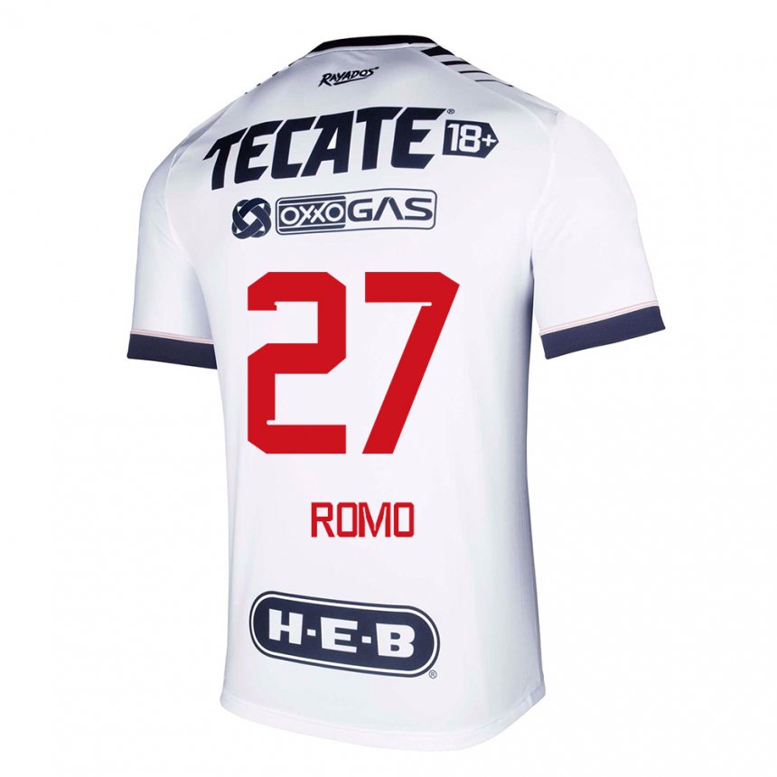 Mujer Camiseta Luis Romo #27 Espacio En Blanco 1ª Equipación 2022/23 La Camisa