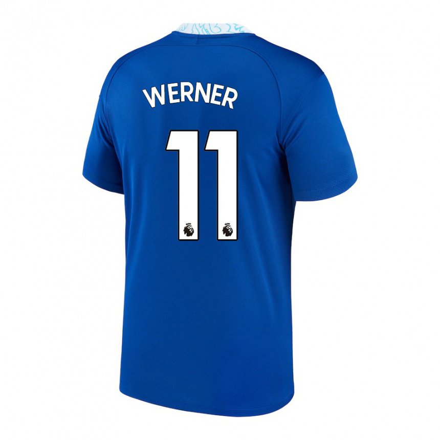 Mujer Camiseta Timo Werner #11 Azul Oscuro 1ª Equipación 2022/23 La Camisa