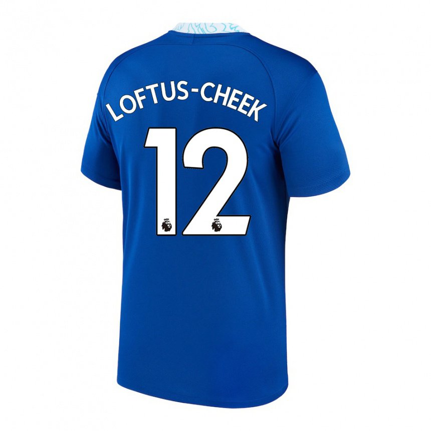 Mujer Camiseta Ruben Loftus-cheek #12 Azul Oscuro 1ª Equipación 2022/23 La Camisa