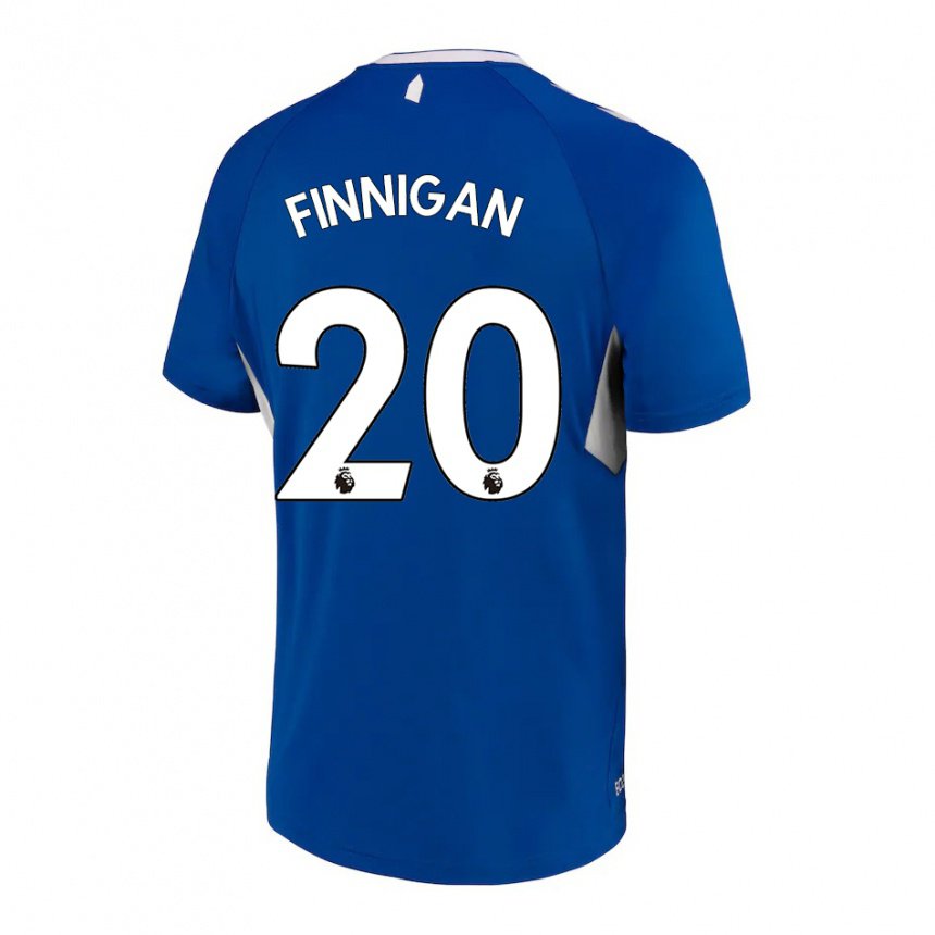 Mujer Camiseta Megan Finnigan #20 Azul Oscuro Blanco 1ª Equipación 2022/23 La Camisa