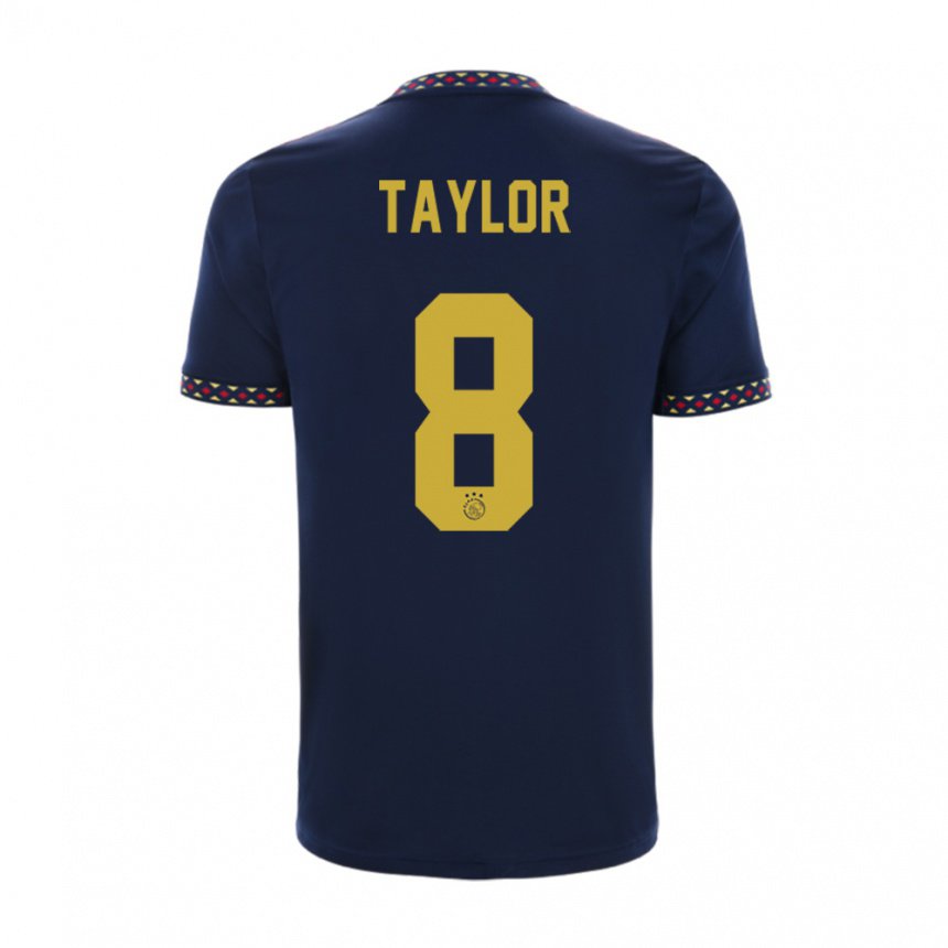 Mujer Camiseta Kenneth Taylor #8 Azul Oscuro 2ª Equipación 2022/23 La Camisa