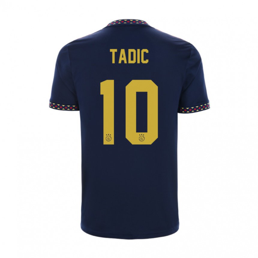 Mujer Camiseta Dusan Tadic #10 Azul Oscuro 2ª Equipación 2022/23 La Camisa