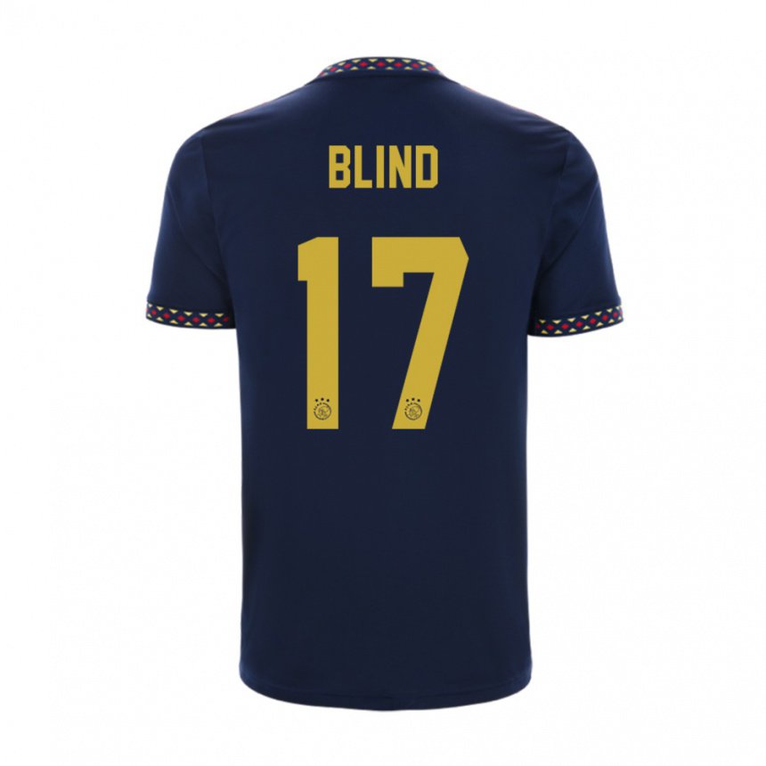 Mujer Camiseta Daley Blind #17 Azul Oscuro 2ª Equipación 2022/23 La Camisa