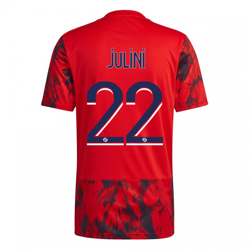 Mujer Camiseta Sally Julini #22 Espacio Rojo 2ª Equipación 2022/23 La Camisa