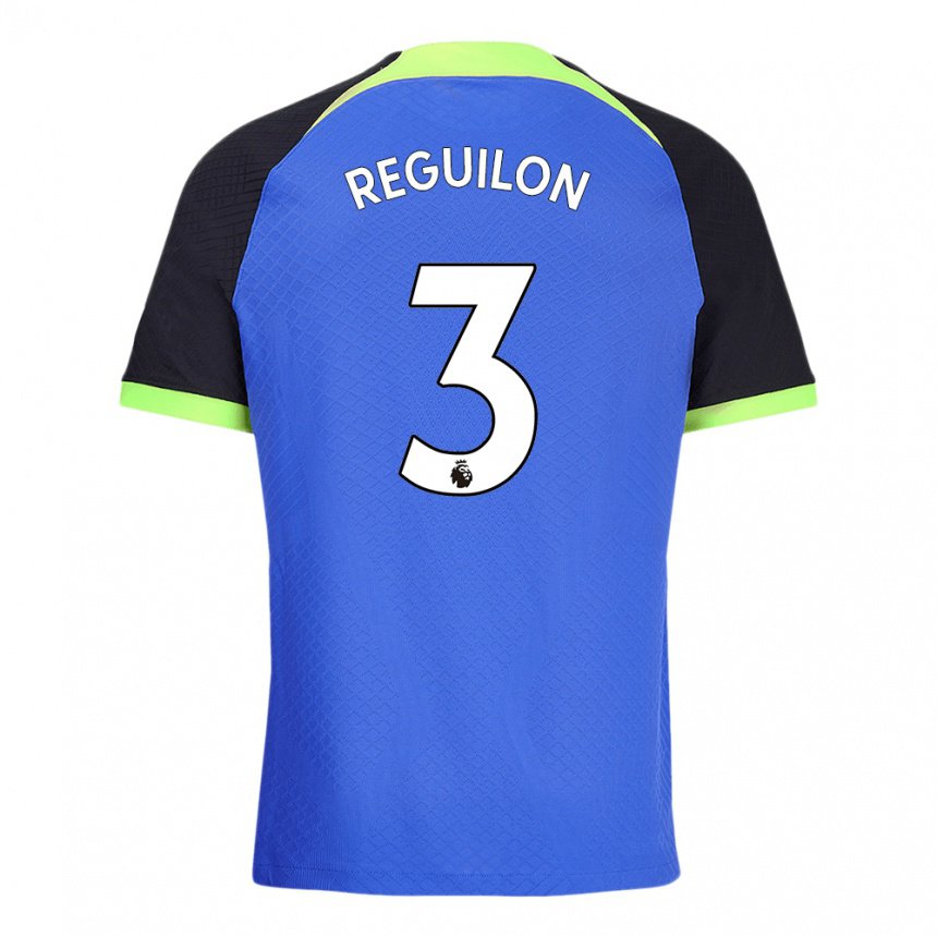 Mujer Camiseta Sergio Reguilon #3 Azul Verde 2ª Equipación 2022/23 La Camisa