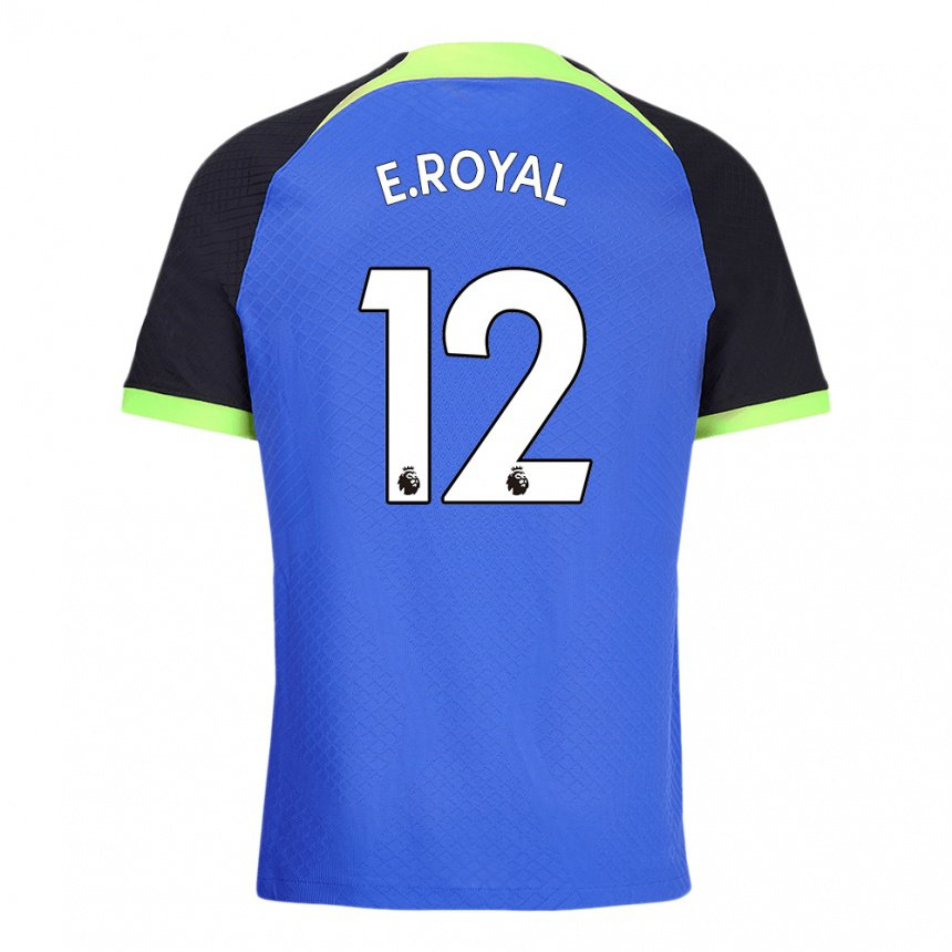 Mujer Camiseta Emerson Royal #12 Azul Verde 2ª Equipación 2022/23 La Camisa
