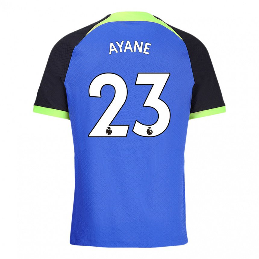 Mujer Camiseta Rosella Ayane #23 Azul Verde 2ª Equipación 2022/23 La Camisa