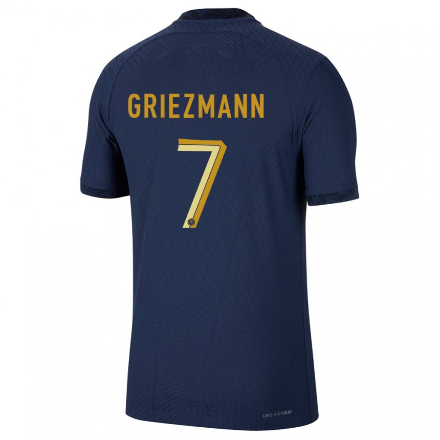 Niño Camiseta Francia Antoine Griezmann #7 Azul Marino 1ª Equipación 22-24 La Camisa