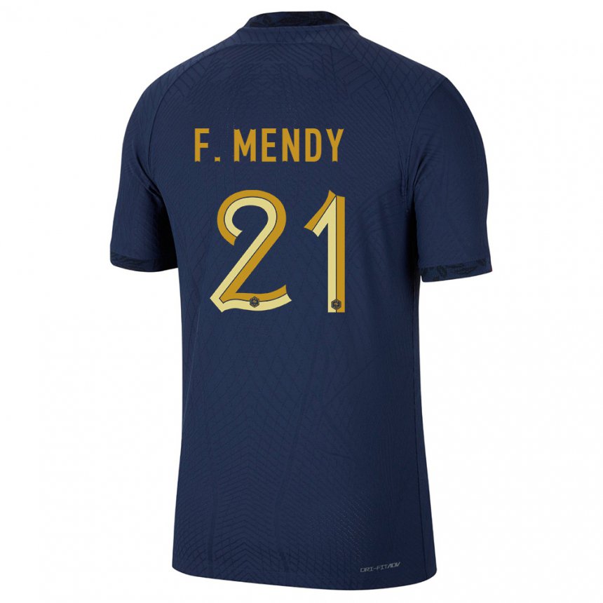 Niño Camiseta Francia Ferland Mendy #21 Azul Marino 1ª Equipación 22-24 La Camisa