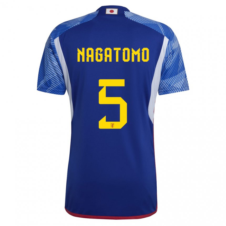 Niño Camiseta Japón Yuto Nagatomo #5 Azul Real 1ª Equipación 22-24 La Camisa