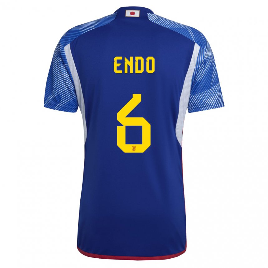 Niño Camiseta Japón Wataru Endo #6 Azul Real 1ª Equipación 22-24 La Camisa