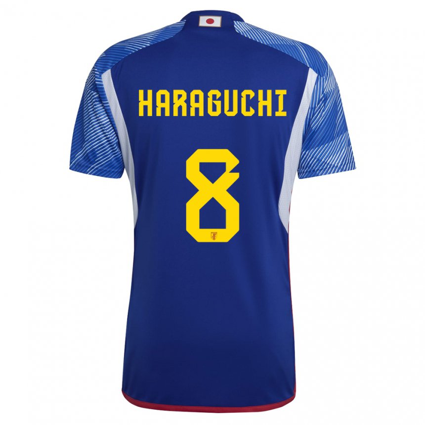 Niño Camiseta Japón Genki Haraguchi #8 Azul Real 1ª Equipación 22-24 La Camisa