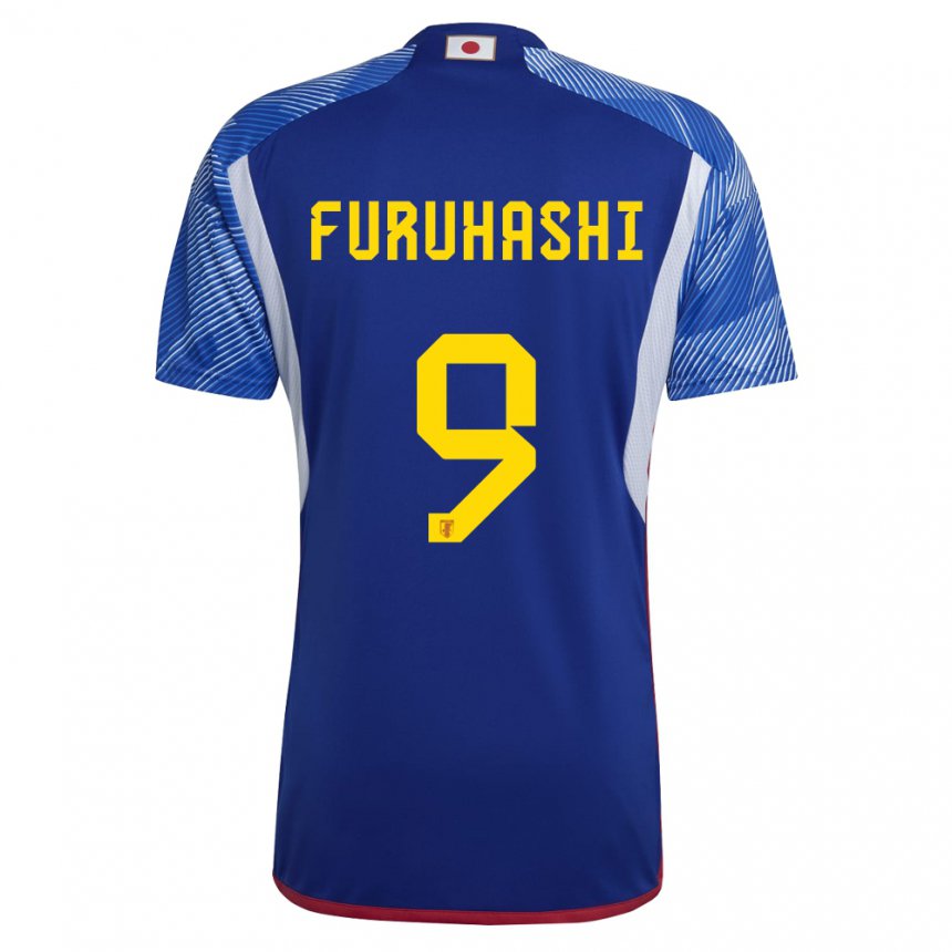 Niño Camiseta Japón Kyogo Furuhashi #9 Azul Real 1ª Equipación 22-24 La Camisa