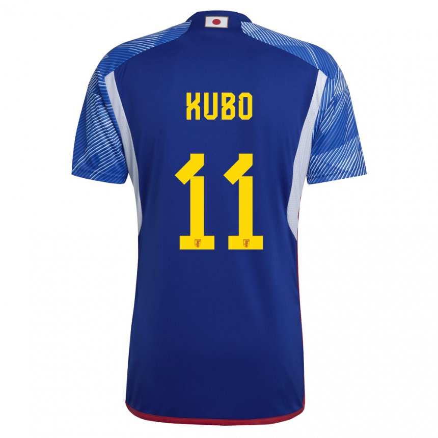 Niño Camiseta Japón Takefusa Kubo #11 Azul Real 1ª Equipación 22-24 La Camisa