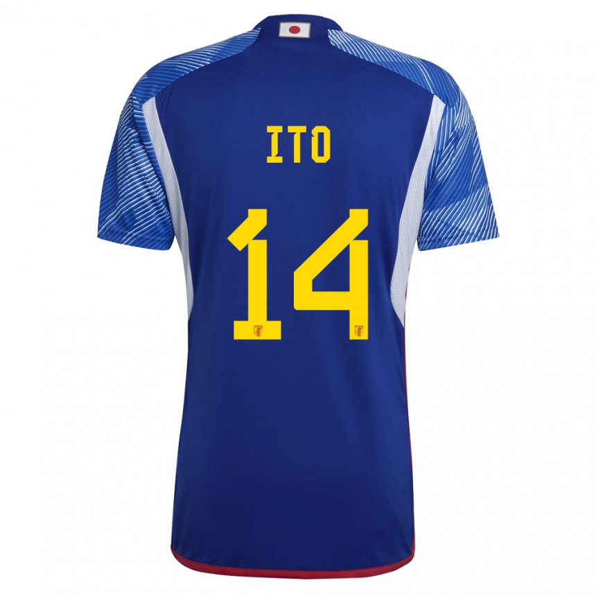 Niño Camiseta Japón Junya Ito #14 Azul Real 1ª Equipación 22-24 La Camisa