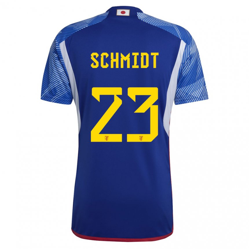 Niño Camiseta Japón Daniel Schmidt #23 Azul Real 1ª Equipación 22-24 La Camisa