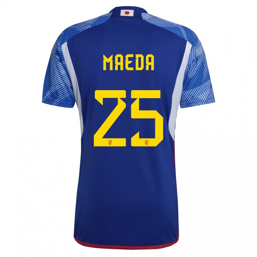 Niño Camiseta Japón Daizen Maeda #25 Azul Real 1ª Equipación 22-24 La Camisa
