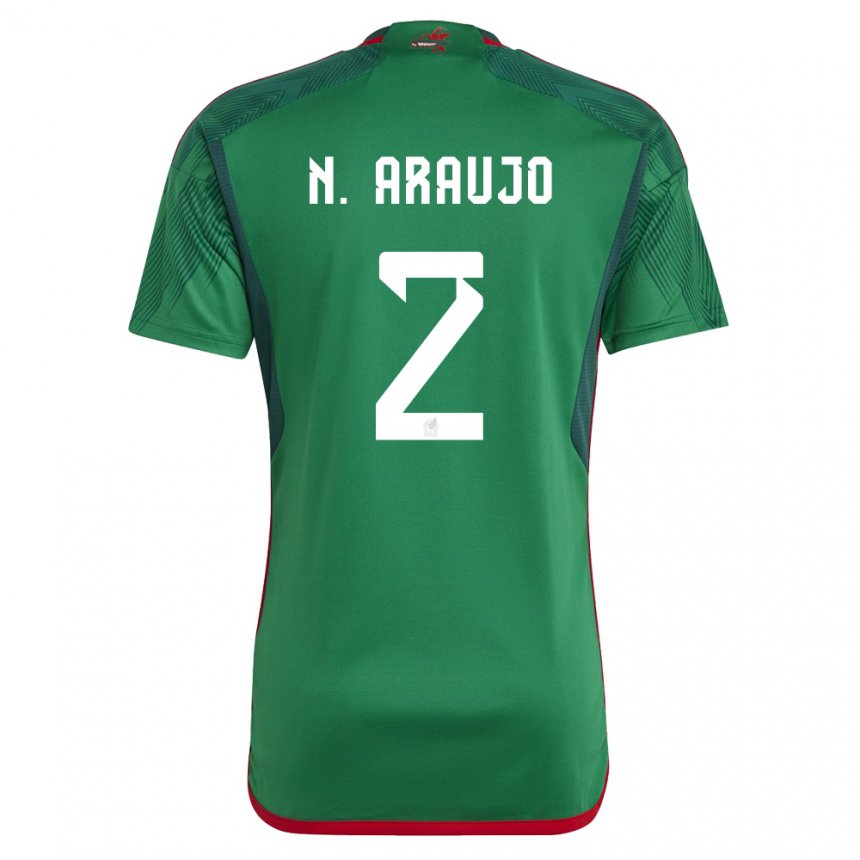 Niño Camiseta México Nestor Araujo #2 Verde 1ª Equipación 22-24 La Camisa
