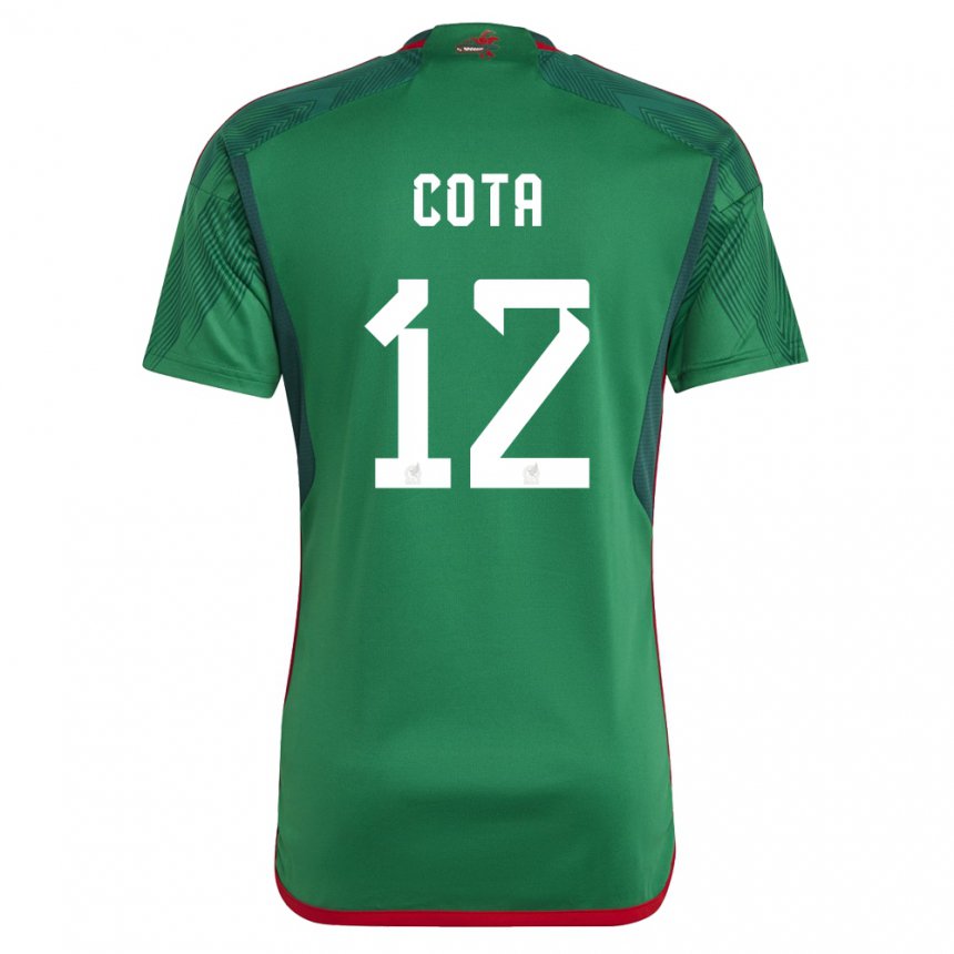 Niño Camiseta México Rodolfo Cota #12 Verde 1ª Equipación 22-24 La Camisa