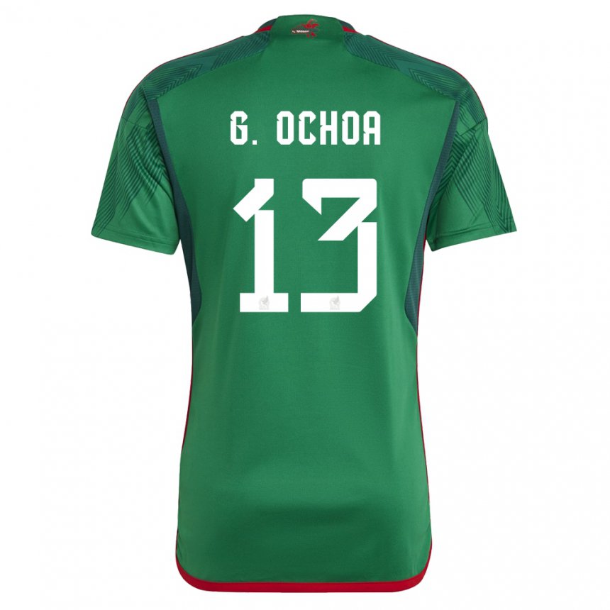 Niño Camiseta México Guillermo Ochoa #13 Verde 1ª Equipación 22-24 La Camisa