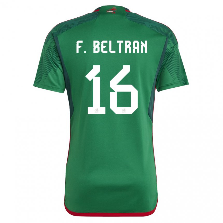 Niño Camiseta México Fernando Beltran #16 Verde 1ª Equipación 22-24 La Camisa