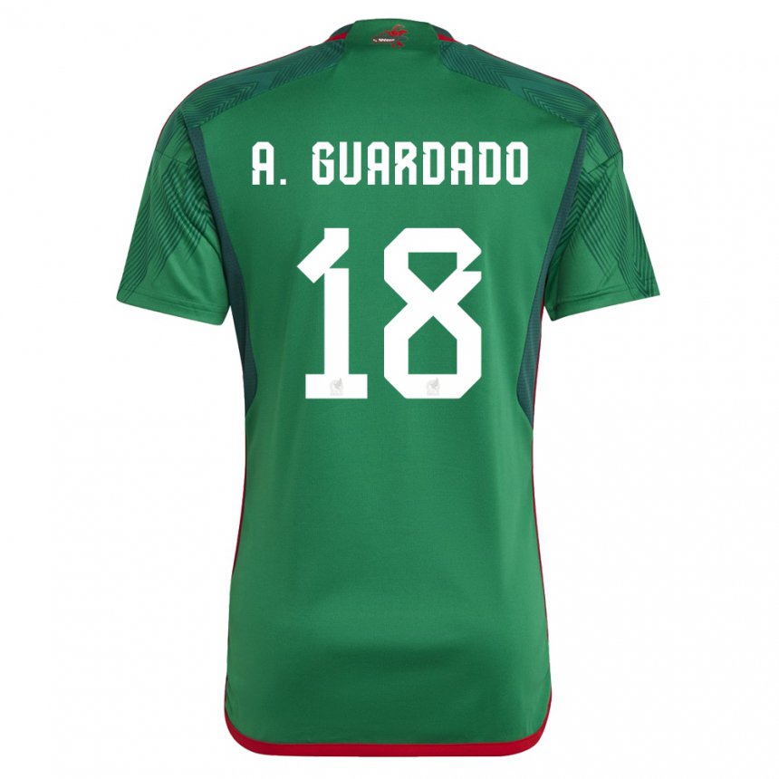 Niño Camiseta México Andres Guardado #18 Verde 1ª Equipación 22-24 La Camisa