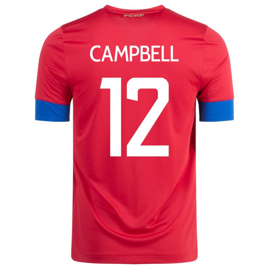 Niño Camiseta Costa Rica Joel Campbell #12 Rojo 1ª Equipación 22-24 La Camisa