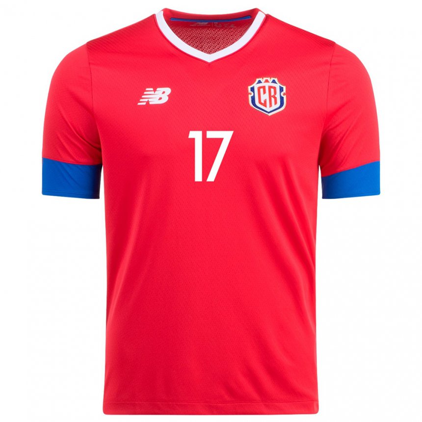 Niño Camiseta Costa Rica Roan Wilson #17 Rojo 1ª Equipación 22-24 La Camisa