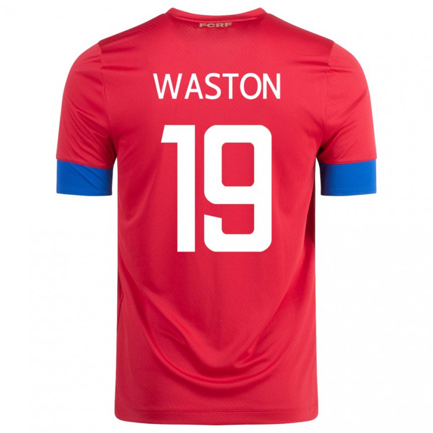 Niño Camiseta Costa Rica Kendall Waston #19 Rojo 1ª Equipación 22-24 La Camisa
