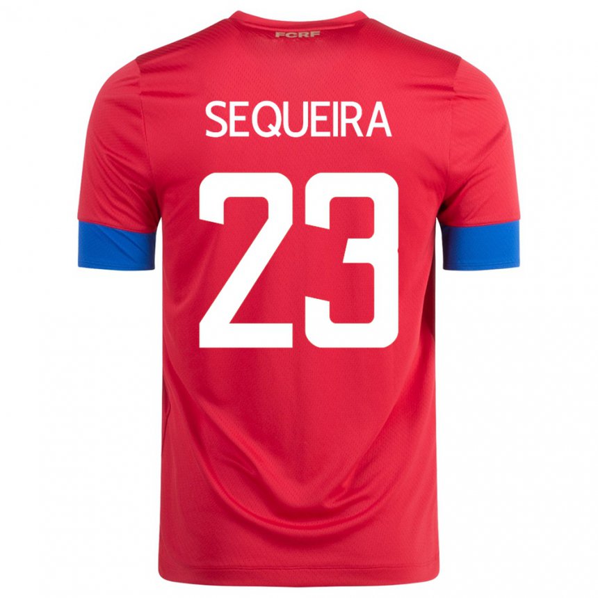 Niño Camiseta Costa Rica Patrick Sequeira #23 Rojo 1ª Equipación 22-24 La Camisa