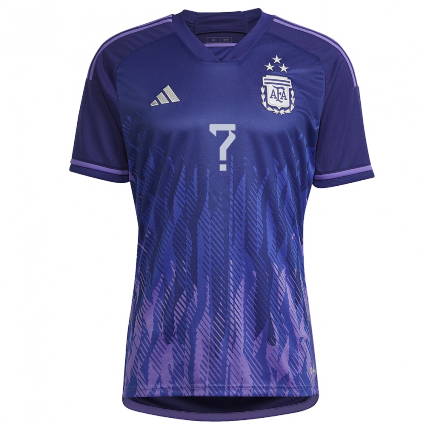 Niño Camiseta Argentina Su Nombre #0 Morado 2ª Equipación 22-24 La Camisa