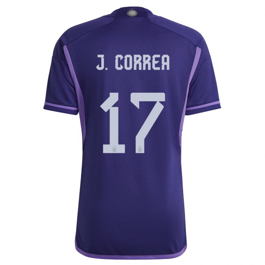 Niño Camiseta Argentina Joaquin Correa #17 Morado 2ª Equipación 22-24 La Camisa