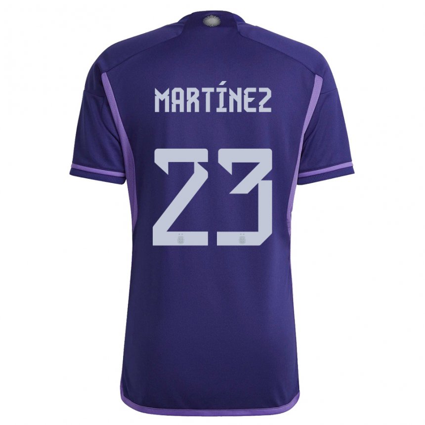 Niño Camiseta Argentina Emiliano Martinez #23 Morado 2ª Equipación 22-24 La Camisa