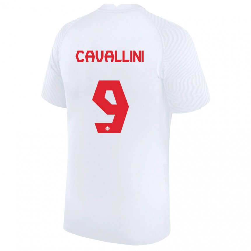 Niño Camiseta Canadá Lucas Cavallini #9 Blanco 2ª Equipación 22-24 La Camisa