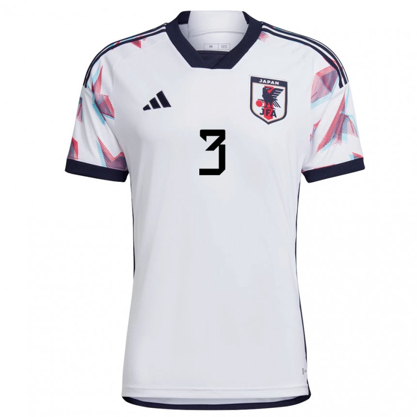 Niño Camiseta Japón Shogo Taniguchi #3 Blanco 2ª Equipación 22-24 La Camisa