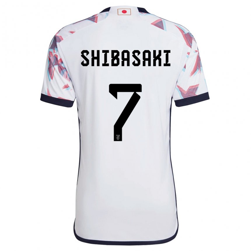 Niño Camiseta Japón Gaku Shibasaki #7 Blanco 2ª Equipación 22-24 La Camisa
