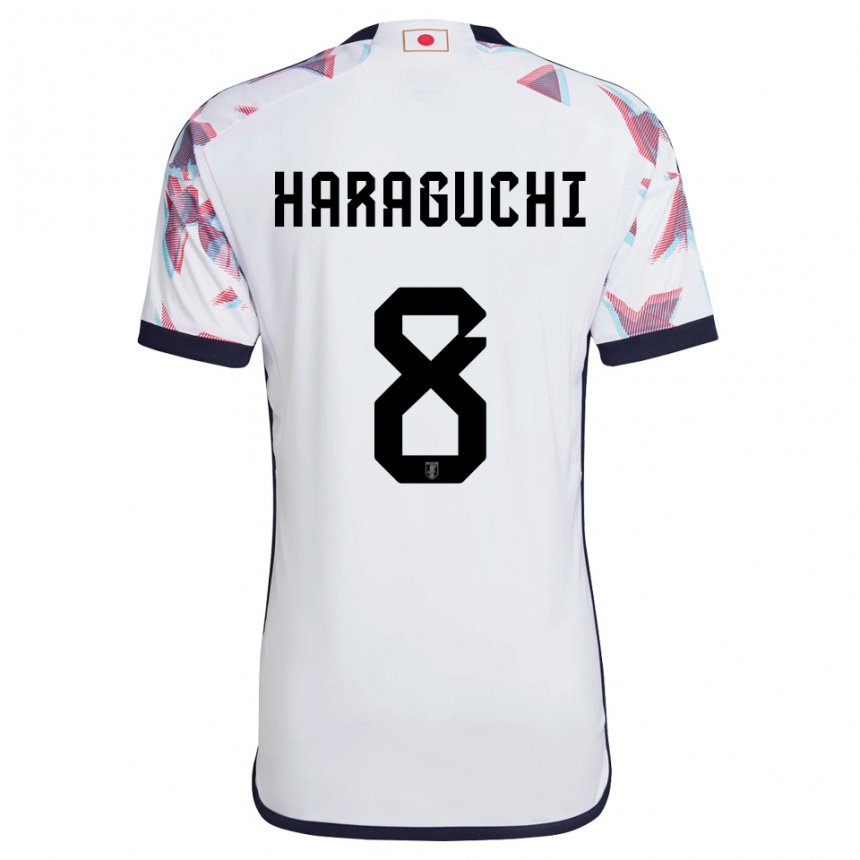 Niño Camiseta Japón Genki Haraguchi #8 Blanco 2ª Equipación 22-24 La Camisa